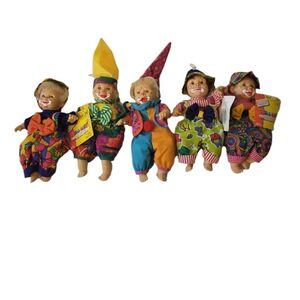 5 Bean Bag Kids Clowns